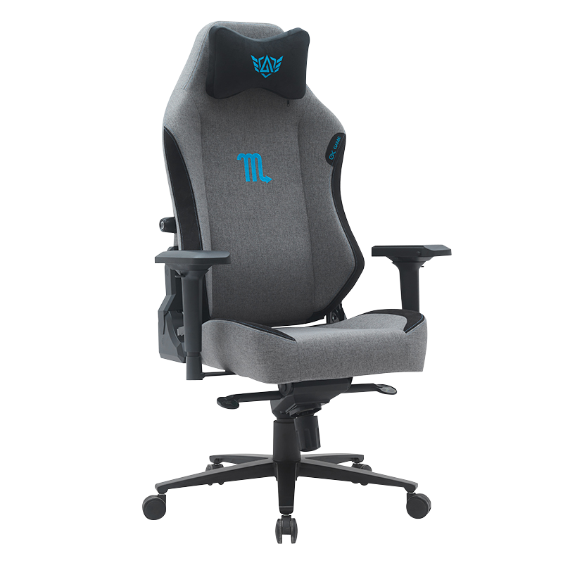 マグネット吸引ネックピローファブリックゲーミングチェア(D-8107)