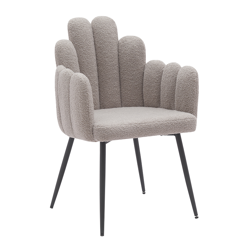 グレーブラックメタルレッグダイニングルームチェア(Y-C14)