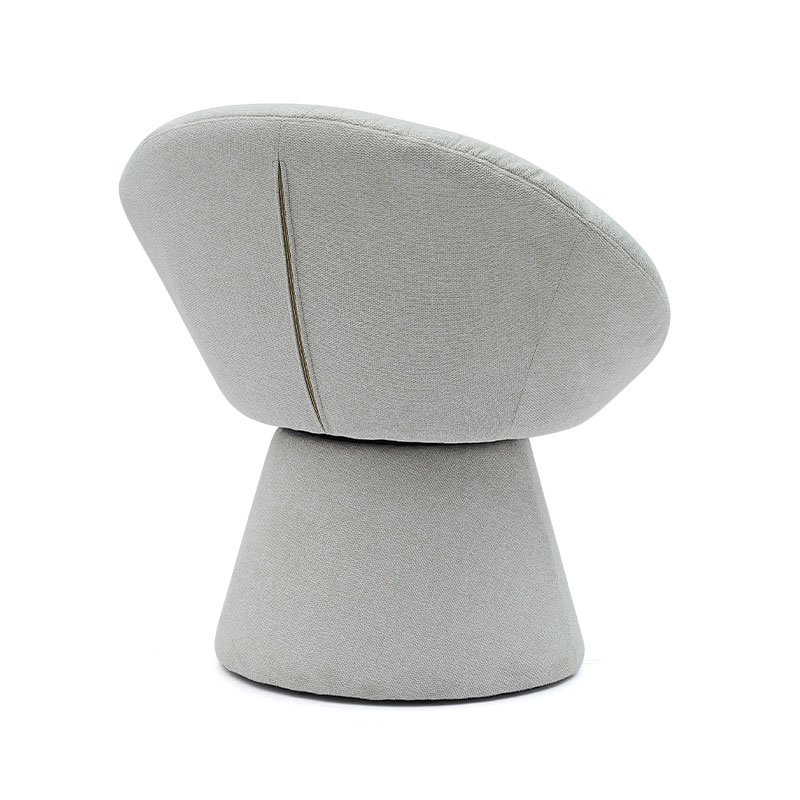 シンプルでスタイリッシュなイタリア製回転ダイニングチェアラウンドベースアームチェアレジャーチェアリビングルームホテル用(GY-644)