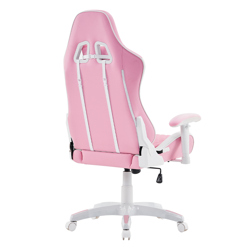 調節可能な 3D アームレスト付きのピンクのモダンな回転ゲーミングチェア (T-7122)