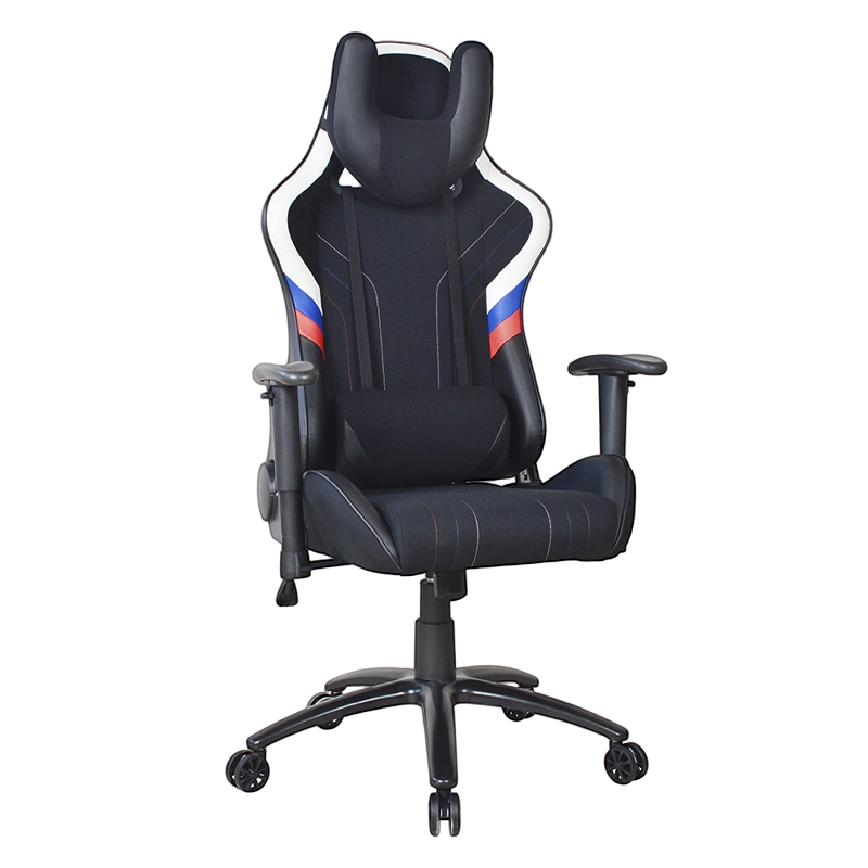 2D アームレスト スイベル塗装メタルベース レーシング ゲーミング チェア (T-7116)