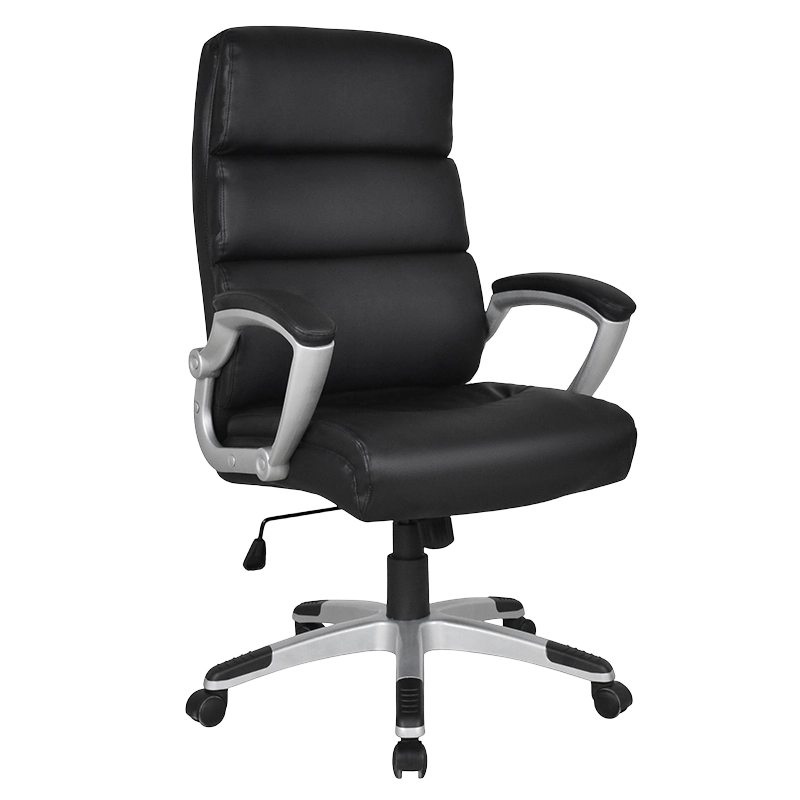 ブラック ハイバック ペイント パッド入りアームレスト ボス オフィスチェア(Y-2725)