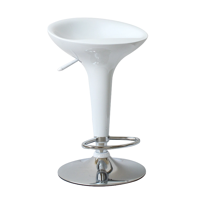 ホワイト ABS プラスチック回転リフト バースツール チェア (GY-901)